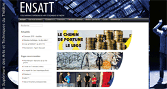 Desktop Screenshot of ensatt.fr