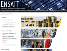 Tablet Screenshot of ensatt.fr